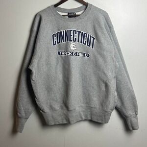Connecticut Track & Field Gray Crewneck Sweatshirt